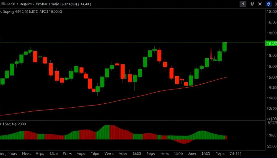 Bullish breakout candlestick chart